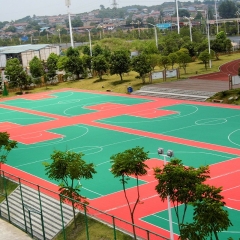 FIBA approved Outdoor Sport court tiles for basketball or Multi-Court