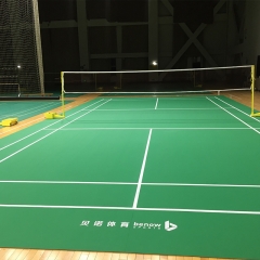 Zipper System, Portable Badminton Court Floor Mat